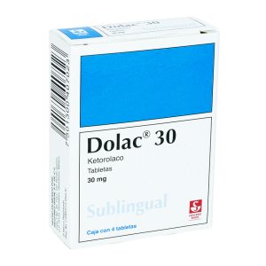 DOLAC KETOROLACO SUBLINGUAL 4 TAB 30MG
