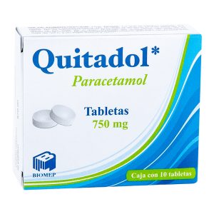 QUITADOL PARACETAMOL 10 TAB 750mg