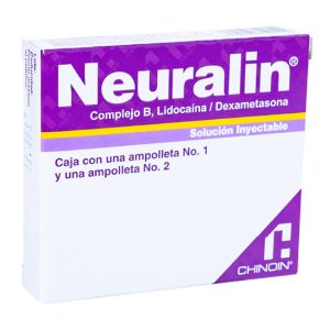 NEURALIN COMPLEJO B/DEXAMETASONA/LIDOCAINA IN 2 AMP 200mg/100mg