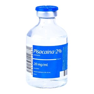 PISACAINA LIDOCAINA INY 2% 50 ML 20MG