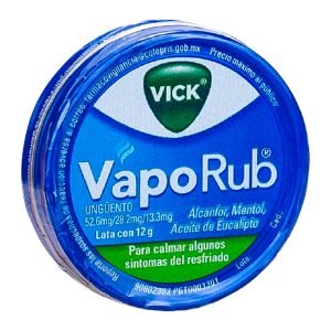VAPORUB LATA ALCANFOR/MENTOL/EUCALIPTO 12 G 5.26g/2.82g/1.33g