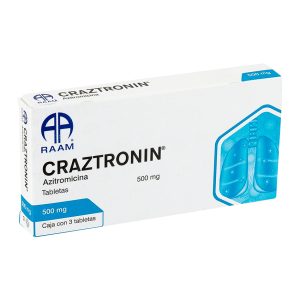 CRAZTRONIN AZITROMICINA 3 TAB 500mg