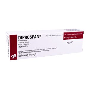 DIPROSPAN BETAMETASONA INY 1 AMP 5MG/2MG/1ML
