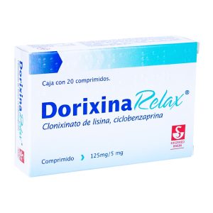DORIXINA RELAX LISINA/CICLOBENZAPARINA 20 TAB 125MG/5MG