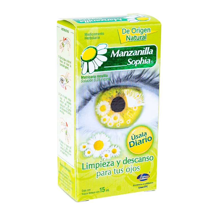 MANZANILLA SOPHIA GTS OFT 15 ML 0.25mg
