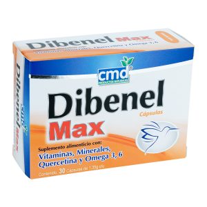DIBENEL MAX VITAMINAS/MINERA/QUERCETINA/OMEGA 30 CAP