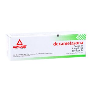 DEXAMETASONA INY 1 AMP 8MG/2ML