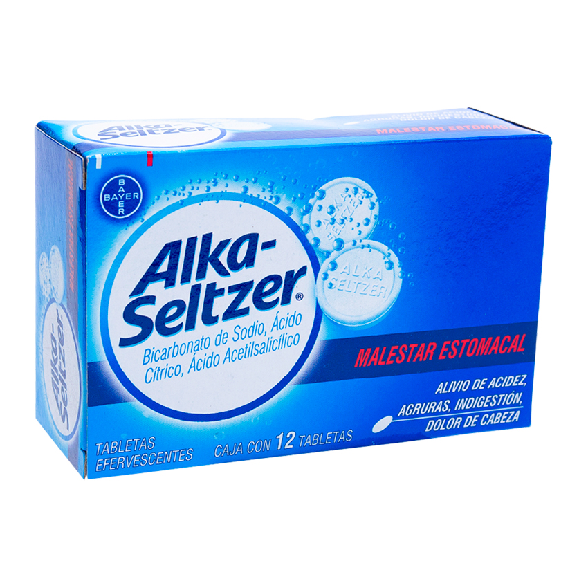 ALKA SELTZER 12 TAB 1.976g/1g/0.324g