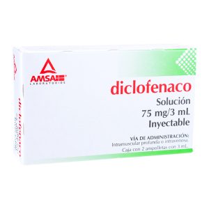 DICLOFENACO INY 2 AMP 75MG/3ML