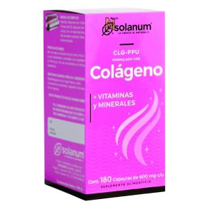 SOLANUM COLAGENO/CLG-PPU/VITAMINAS/MINERALES 180 CAP