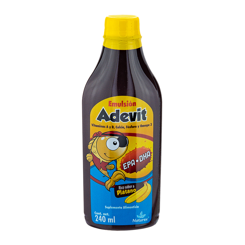 ADEVIT VIT AD/CALCIO/FOSFORO/OMEGA 3 EMULSION 240 ML