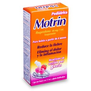 MOTRIN IBUPROFENO GTS ORAL PED 15 ML 40MG/1ML