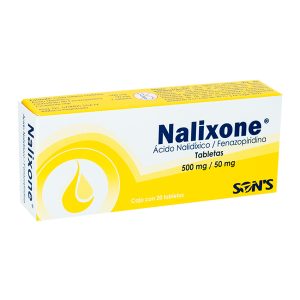 NALIXONE ACIDO NALIDIXICO/FENAZOPIRIDINA 20 TAB 500MG/50MG