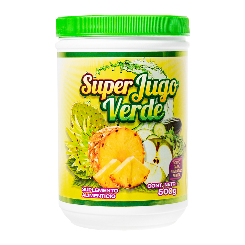 SUPER JUGO VERDE POLVO 500 G